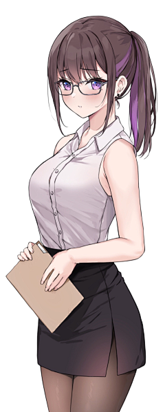 千璽采集到半身像女
