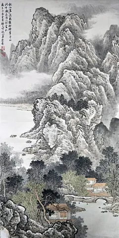 著名山水画家——关福元作品欣赏_中国画研究院