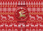 瑞士手表品牌 Swatch 最新释出 2013 RED KNIT 圣诞腕表。通体运用上圣诞红的色调，而如同它的名字“KNIT”，全部设计上编织的图案元素，表盘上是一只金色小鹿，白色的指针和“小补丁”相益得彰；而表带上充满圣诞气氛的雪人、雪花、麋鹿、小马，犹如穿上了一件温暖的 Swatch 牌毛衣，还嫌不够暖的话，这个礼品套装还包含了一只小热水袋，够窝心吧。