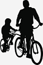骑自行车父亲节-觅元素51yuansu.com png父亲节设计元素