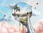 Nightingale_3D Art_ Surreal style