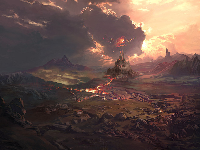 传奇风格魔幻风格背景