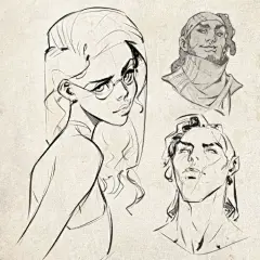 @手绘插画素材 的个人主页 - 微博