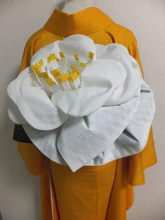 日本和服 背后腰带打结的细节#和风#服...