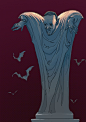 ohmrfish  的插画 如十字架般的吸血鬼