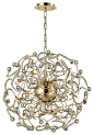 Zebula 16-Light Chandelier In Polished Gold eclectic-chandeliers