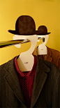 Surreal Hanger : The coat hanger inspired by Rene Magritte paingtings