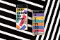 color calendar calendar 2017 typography   graphic Verlag Hermann Schmidt stripes bold design colorful