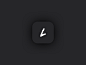 simple "L" icon for a photo sharing app called Looksee.