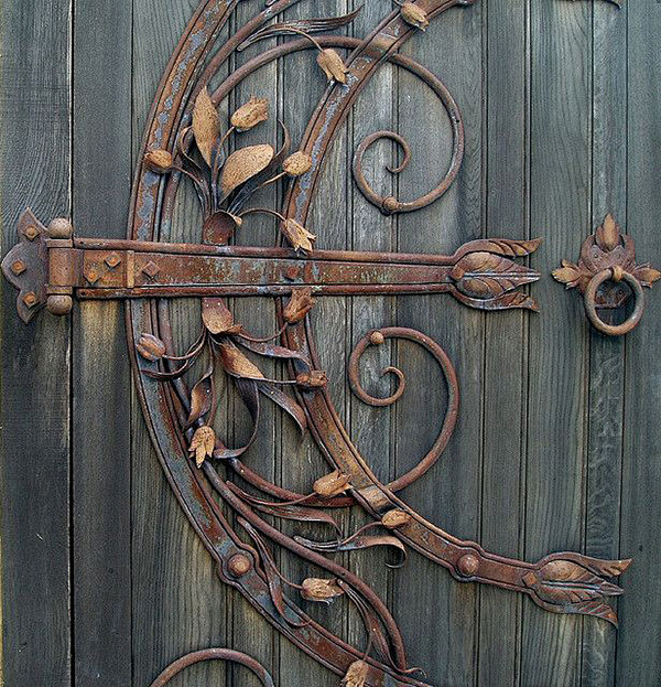 Rust Finish on Door ...