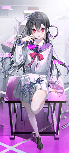 秋绫采集到美少女 TrNyteal/美和野らぐ/LM7