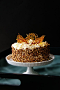 Candy Bar Cake with Brown butter Caramel Icing