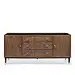 we believe that, no matter how functional, every piece in your home should have personality. like this polished burl and painted glass credenza--it's a place to display curiosities and treasures acquired near and far (and tuck away the rest).