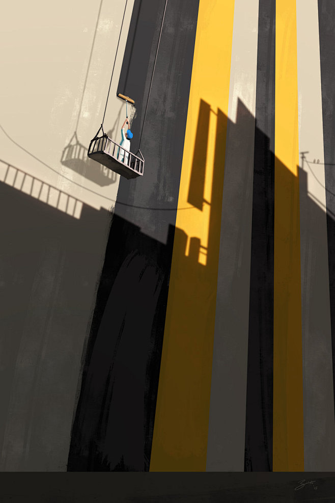 现代城市插画