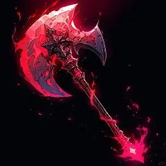 血神之斧，纯ai无线稿，一分钟出图搞定