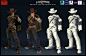 Human Male Gunslinger Medium Outfit, Satoshi  Arakawa : A cowboy outfit I did for the game Landmark by Daybreak Games.  The head is a custom not in the game.  The textures are separate for the head, hair, outfit, and weapon, and body but I consolidated to