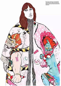 SakuraGong采集到「Art」服装 手绘 效果图。