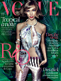 Vogue Brazil November 2013 Karlie Kloss by Henrique Gendre #杂志封面# #平面设计# #排版#