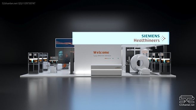 【Siemens】展台设计分享 – 52...