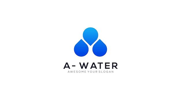 液体水滴标志logo矢量图设计素材