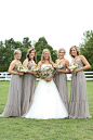 Gorgeous gray bridmaid dresses | BHLDN http://rstyle.me/n/eji46n2bn