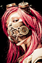 I became interested in Steampunk fashion/style when I photographed a Steampunk…