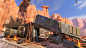 Overwatch : Deadlock Gorge, Andrew Klimas : I had the pleasure of creating a variety of props along with set dressing various areas in Deadlock Gorge.<br/>All Overwatch maps are a group effort. The following artists not only share in the credit of t