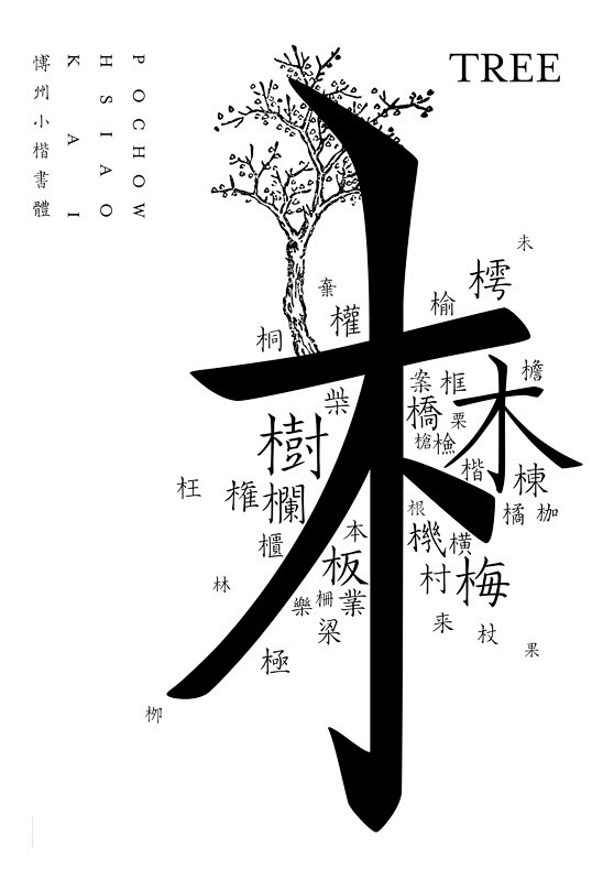 全部尺寸 | TREE 木 - Chinese Typography | Flickr - 相片分享！