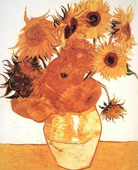 1888年（荷兰）梵高《向日葵》