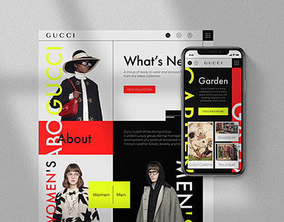 Gucci: Website Conce...