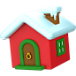 house-angle-2 - 20款圣诞节3D图标合集素材下载 Christmas 3D Icon Set .C4D .figma