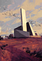 Monument II by Amir Zand | Illustration | 2D | CGSociety