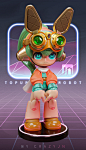 TOPUPU-ROBOT_疯景CrazyJN作品_角色/人物/生物_CG模型网