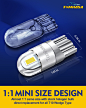 Tomhasa 194 LED Bulbs 6000K White, 168 2825 T10 Led Interior Lights for Car 2825 LED Chip W5W 192 LED Replacement Bulbs for Interior Dome Map Door Courtesy Trunk License Plate Lights, Pack of 2