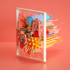 听球采集到3维 c4D
