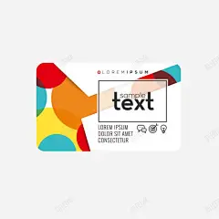 感名片矢量图 页面网页 平面电商 创意素材