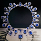 Hall Sapphire Necklace by Harry Winston@北坤人素材