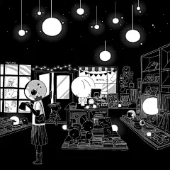 #中国设计 · 优品发布#
系列插画随笔《月色真美》/记录了作者闪闪留学日本的一些生活和幻想碎片。“我想短暂逃离现实的烦嚣，回到脑海里的乌托邦星球，那里有光，有我喜欢的无用的有趣的一切。”
作者：@ARTEMIS赖嘉闪 ​​​​