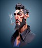 吸烟男模型 - 角色/人物/生物 - 作品模型 - CG模型网