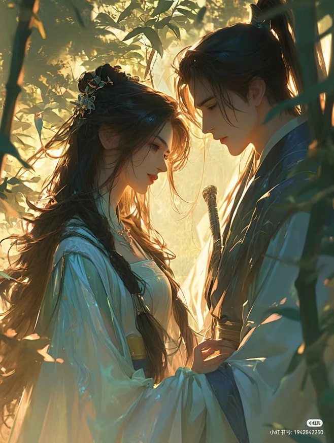 图片_AI古风-双人图片素材-花瓣网