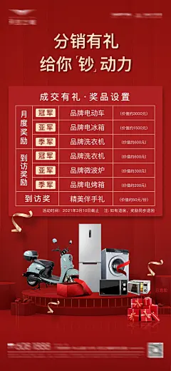 房地产分销奖励政策海报-志设网-zs9.com