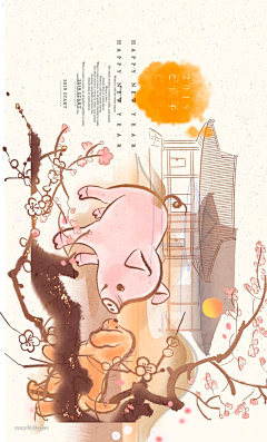 知音海螺采集到插画