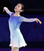 SOCHI Russia South Korean figure skater Kim Yu Na the silver medalist in the women's singles competition at the Sochi Olympics skates during the...