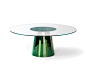Pli Table Topas Green by ClassiCon | Dining tables