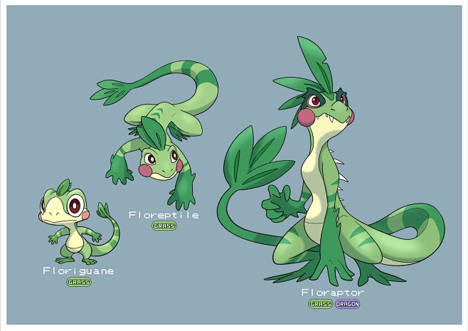 Fakemon - Starters, ...