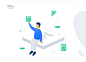 Qencode illustration : Digital illustrationfor video transcoding.I made some illustrations for the Qencode web page, with topicsrelated to a cloud video transcoding. Understanding the audience I have created a pack of six illustrations.For this project, I
