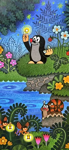 鼹鼠的故事 动漫壁纸 手机壁纸 背景图 插画 二次元壁纸 经典 动漫 童年 卡通