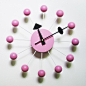 特别珍藏版，粉红球挂钟 钟表 粉红系列 珍藏版 橡树园生活馆