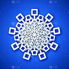 雪花,寒冷,折纸工艺,贺卡,背景分离,环境,简单,霜,雪,天气
