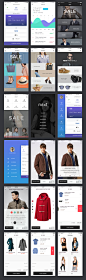 Products : Next fashion UI kit designed for brands and designers, this package includes 35+ PSD and Sketch files.  The whole pack is oriented towards E-Commerce and fashion segment, it covers all the screens that you need to build a beautiful app.